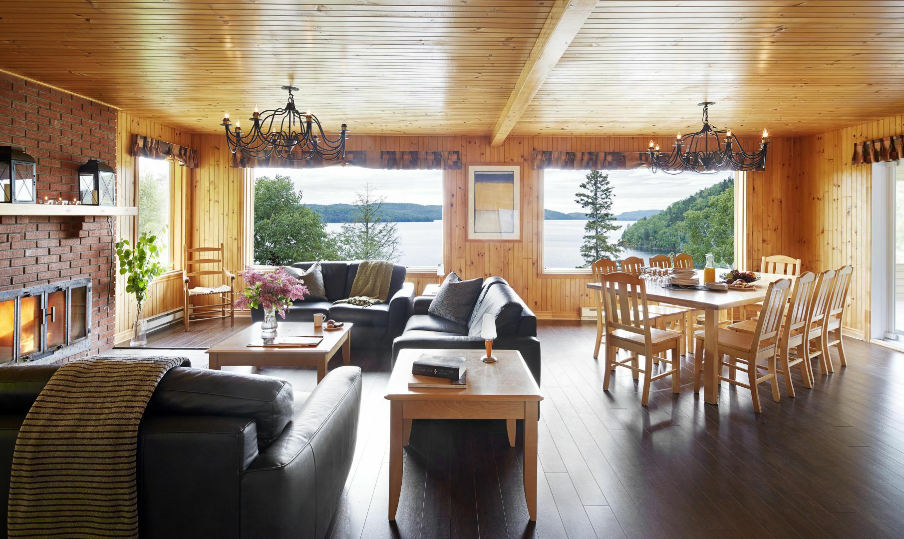 Auberge Du Lac-A-L'Eau-Claire Saint-Alexis-des-Monts Eksteriør billede